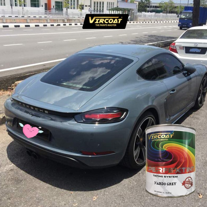 automotive paint, car paint, crystal, vircoat, nardo grey, cat kereta
